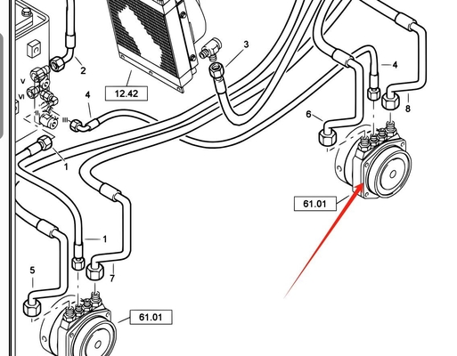 05819031 Riduttore di motore a motore BW138AC Riduttore di motore a motore a motore a motore BW138AC Riduttore di motore a motore per rullo stradale BOMAG