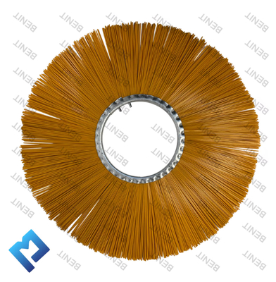 Spazzola spazzatrice scorrevole di alta qualità, tutta in plastica (diametro interno 255, diametro esterno 800 (rotonda piatta)) per fresatrice