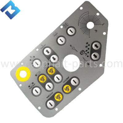 Benit Main Console Button Panel Film Sticker con anello circolare per S1800 S1900 S2100 Paver Asphalt